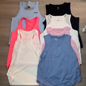 adidas Originals Women’s Tank Tops - Blue, White, Pink, Black, Coral